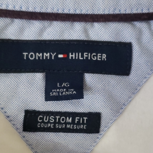 Tommy Hilfiger custom fit white polo - Picture 3 of 5